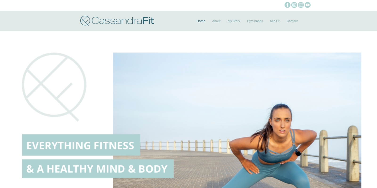 Cassandra Fit homepage